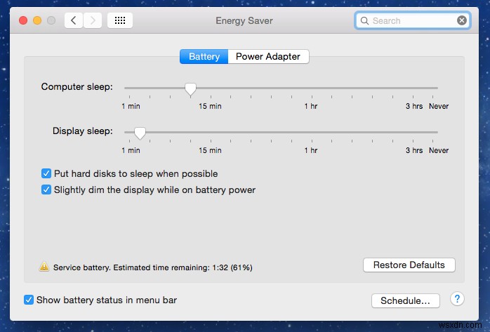 How to save MacBook battery life