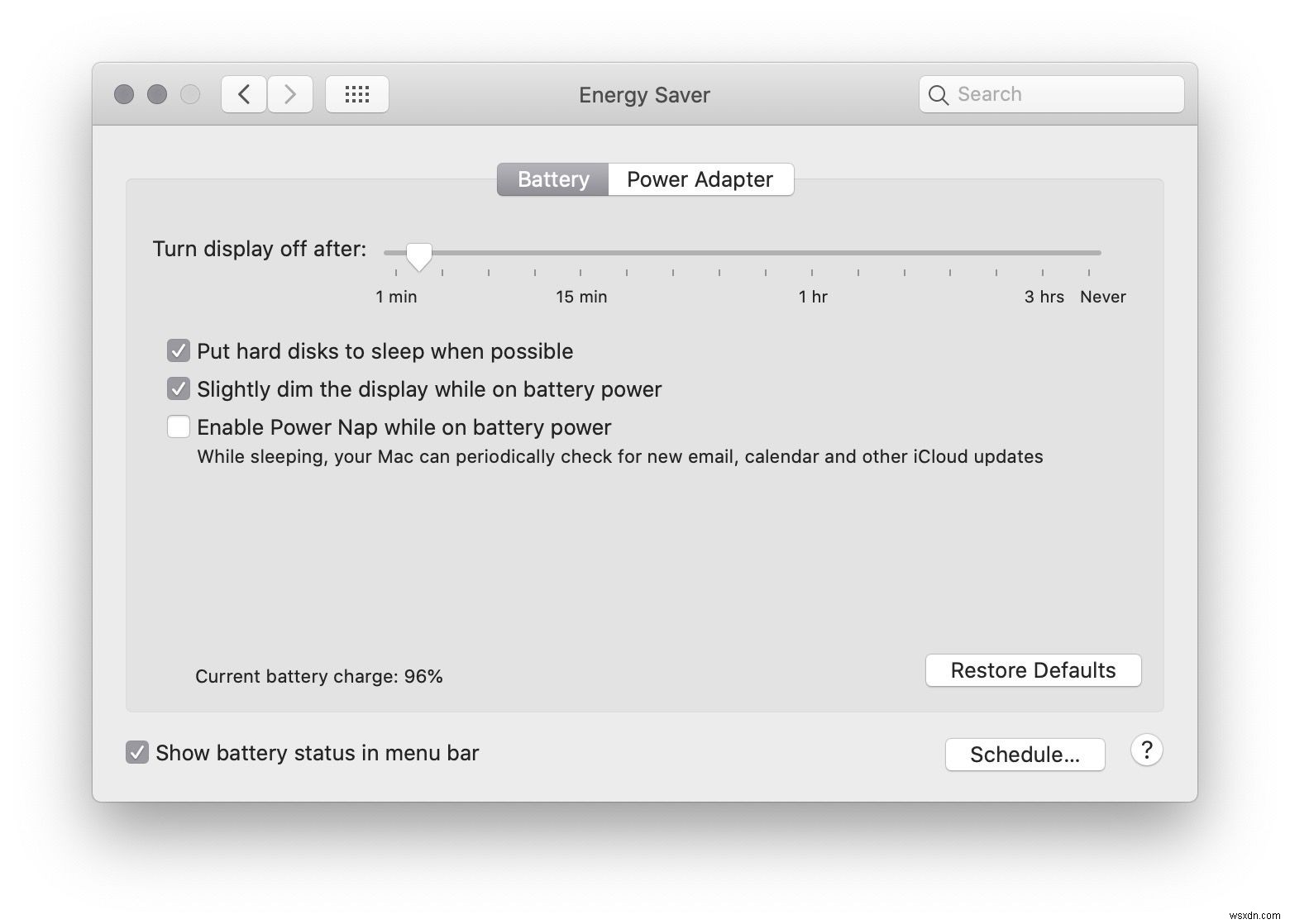 How to save MacBook battery life