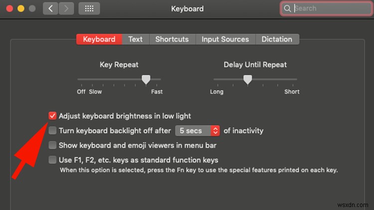 How to turn off a MacBooks keyboard backlight