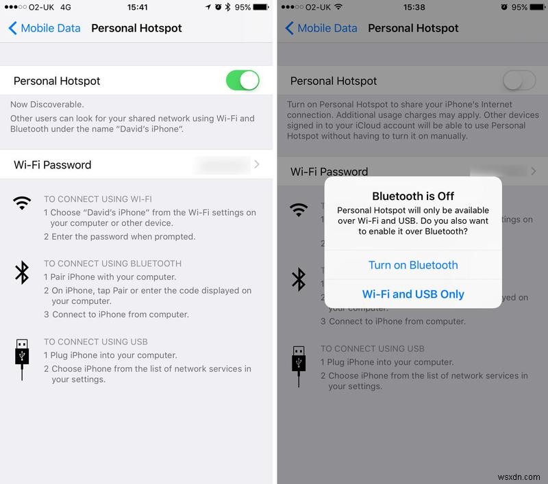 How to set up an iPhone hotspot