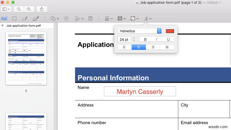 How to edit a PDF on Mac