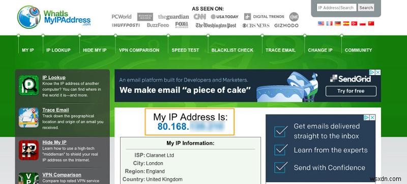 How to find your Macs IP address