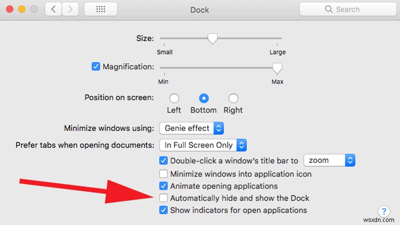How to fix a disappearing Dock on Mac