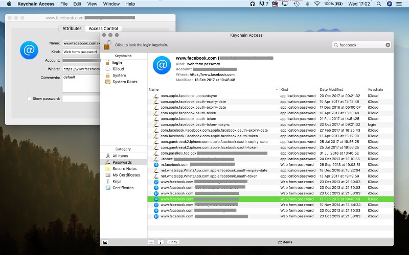 How to find any password on a Mac