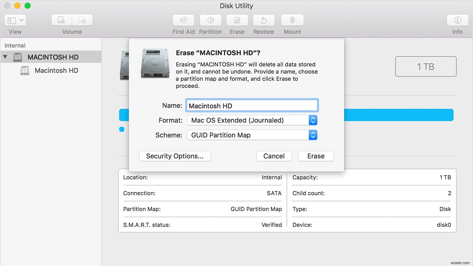 How to reset a Mac without the password