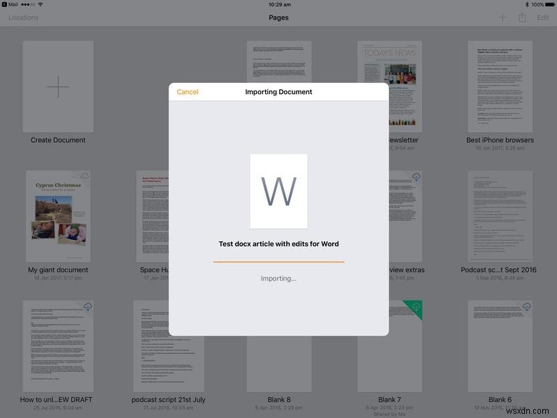 How to open a .docx Word file on Mac, iPad or iPhone