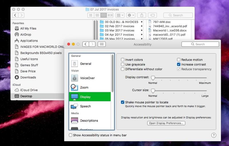 How to customise a Mac desktop