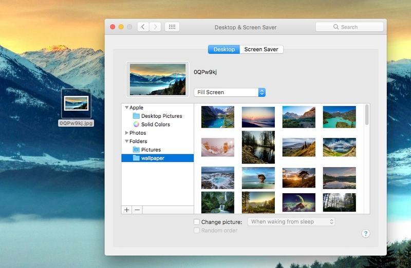 How to customise a Mac desktop
