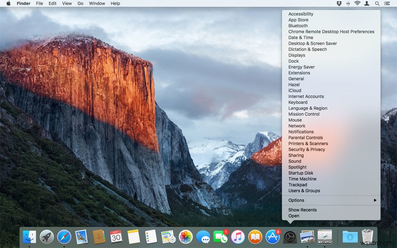 How to use System Preferences settings on a Mac