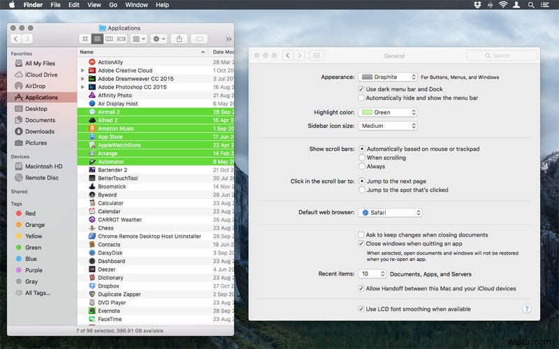 How to use System Preferences settings on a Mac