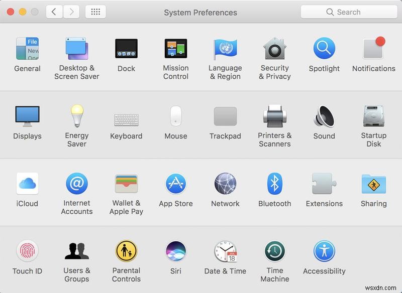 How to use System Preferences settings on a Mac