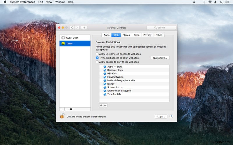 How to use System Preferences settings on a Mac