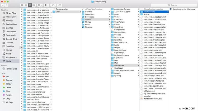 How to recover unsaved Word documents