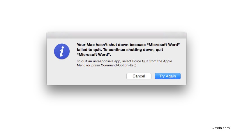 What to do if your Mac wont shut down