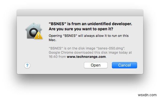 How to open a Mac app from an unidentified developer