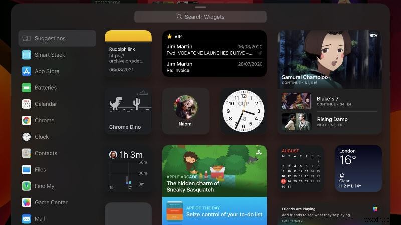 How to add widgets to an iPads home screen