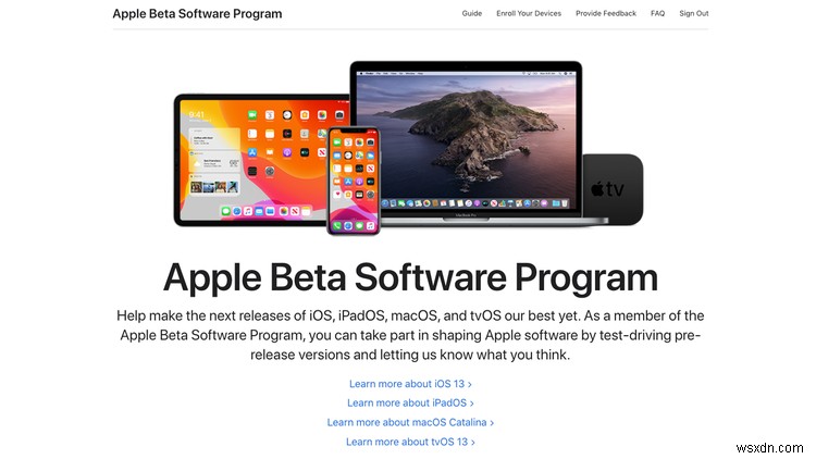 How to join Apples beta program and try out new software