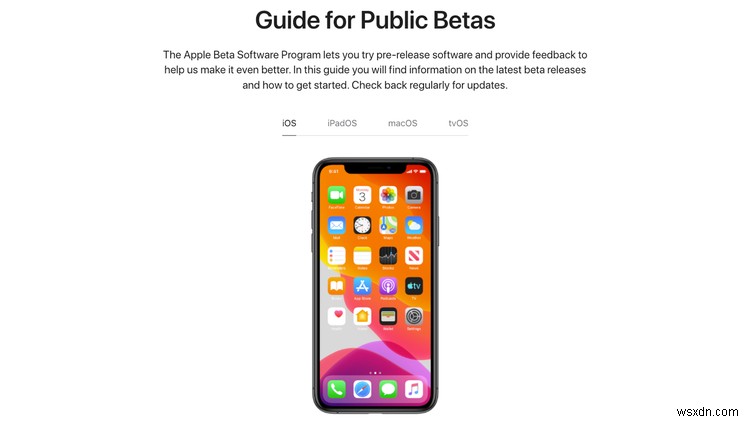 How to join Apples beta program and try out new software