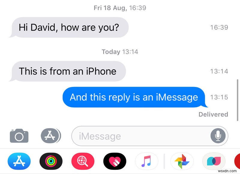 How to send a text on an iPhone