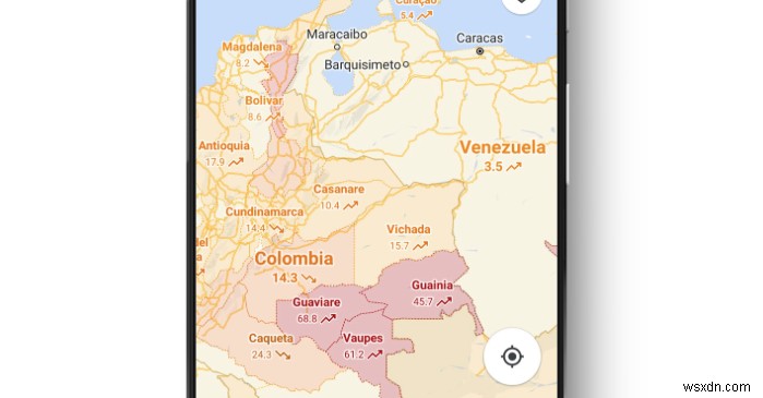 How to see COVID-19 cases on a map