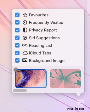 How to add your own background image to Safaris Start page