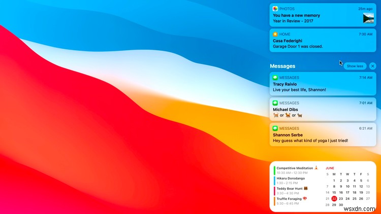 How to use widgets on the Mac