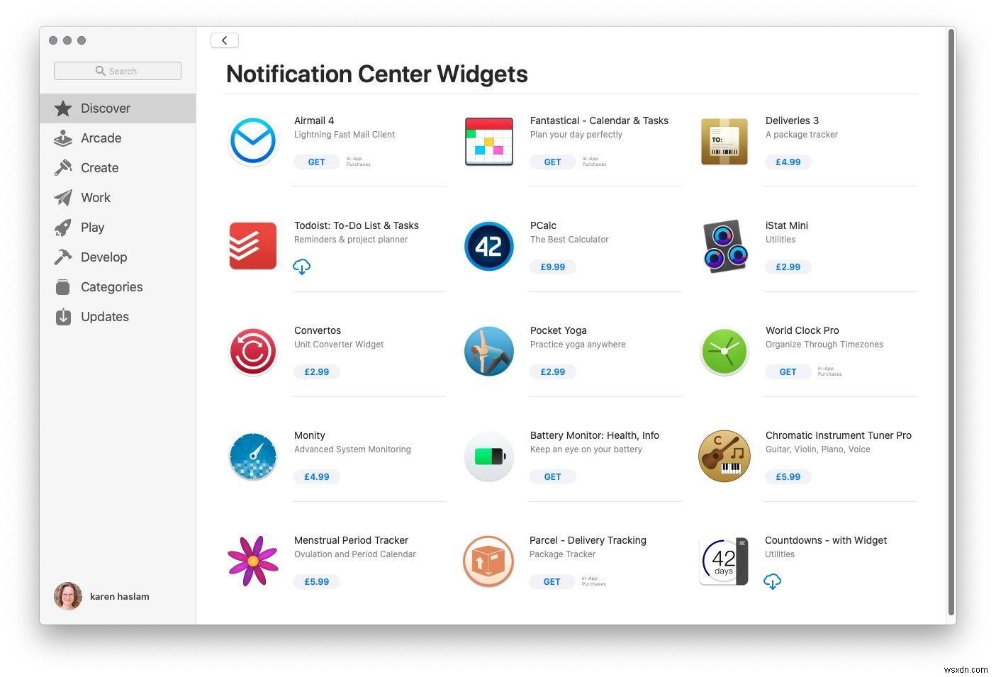 How to use widgets on the Mac