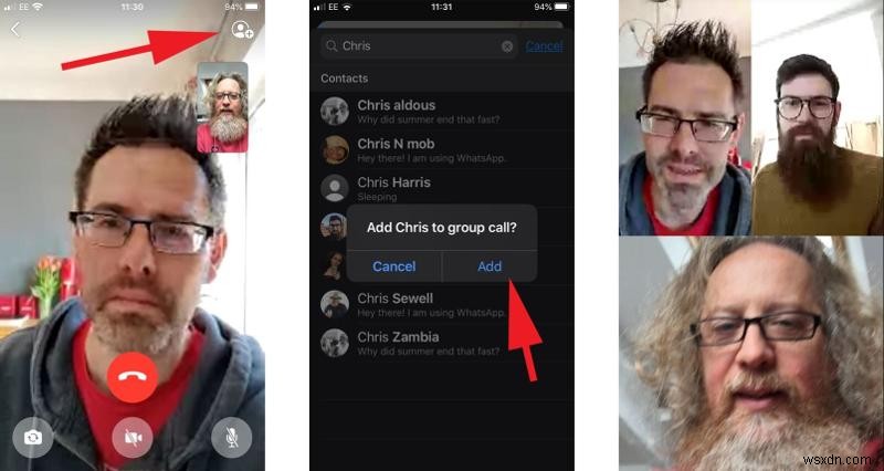 How to make a group video call in WhatsApp on iPhone
