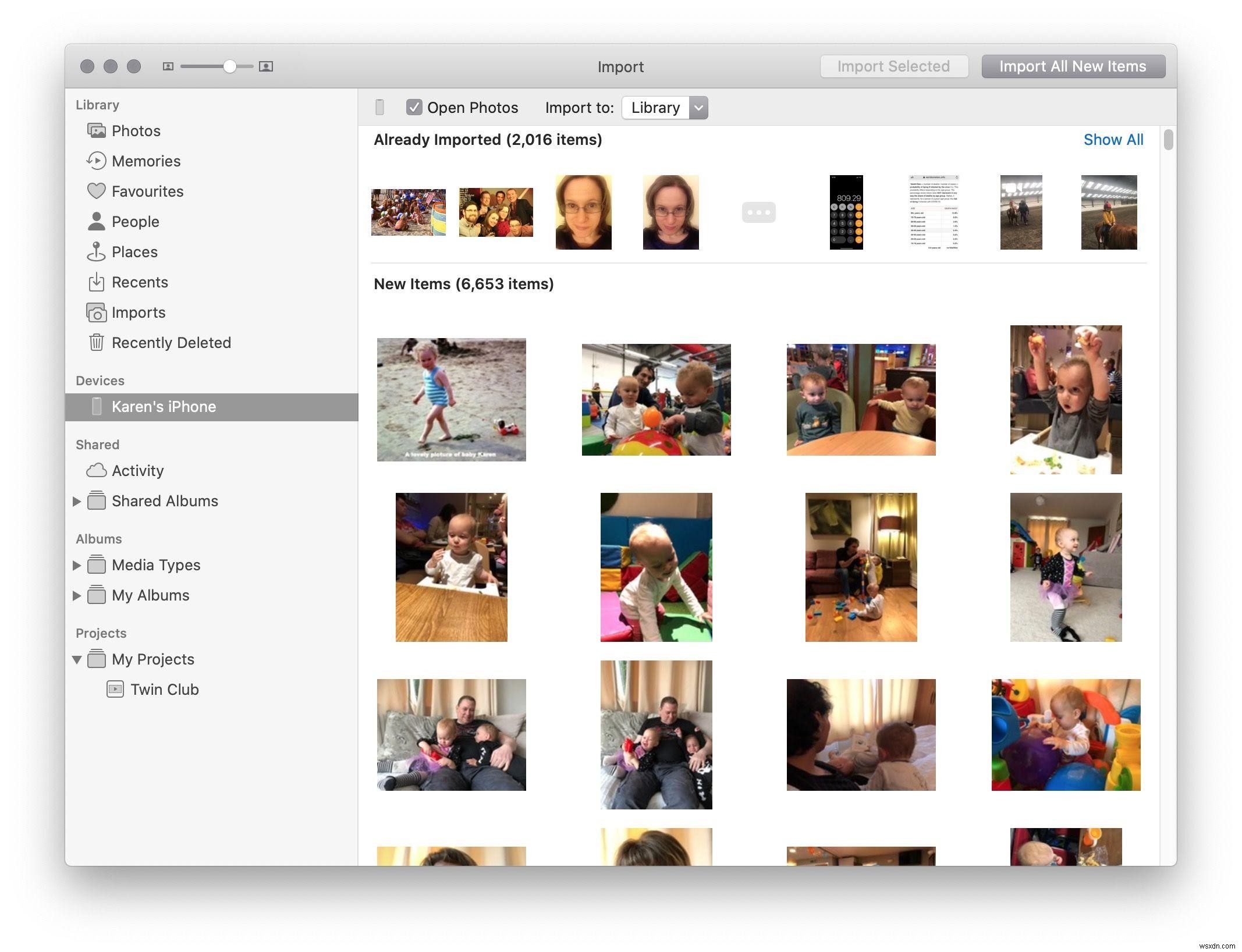 How to get photos into Photos on the Mac