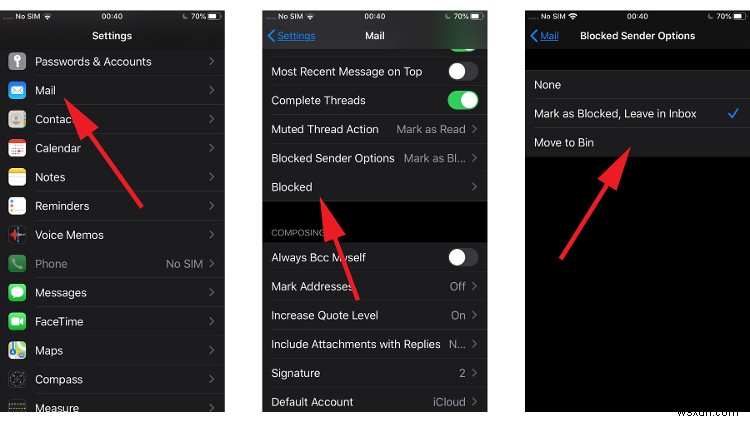 How to block emails on iPhone