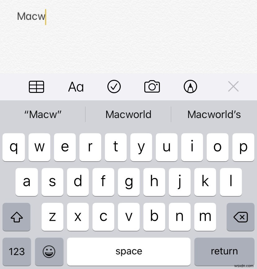 iPhone keyboard typing tips