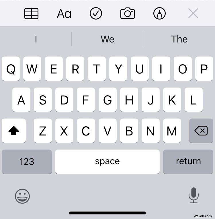 iPhone keyboard typing tips