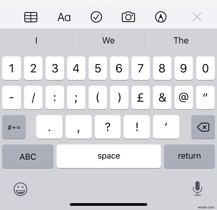 iPhone keyboard typing tips