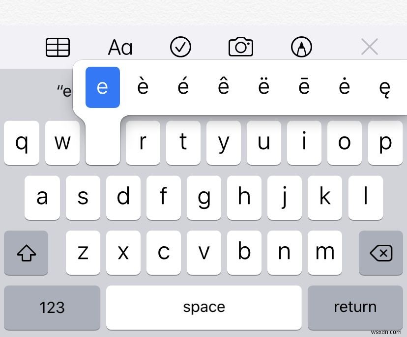iPhone keyboard typing tips