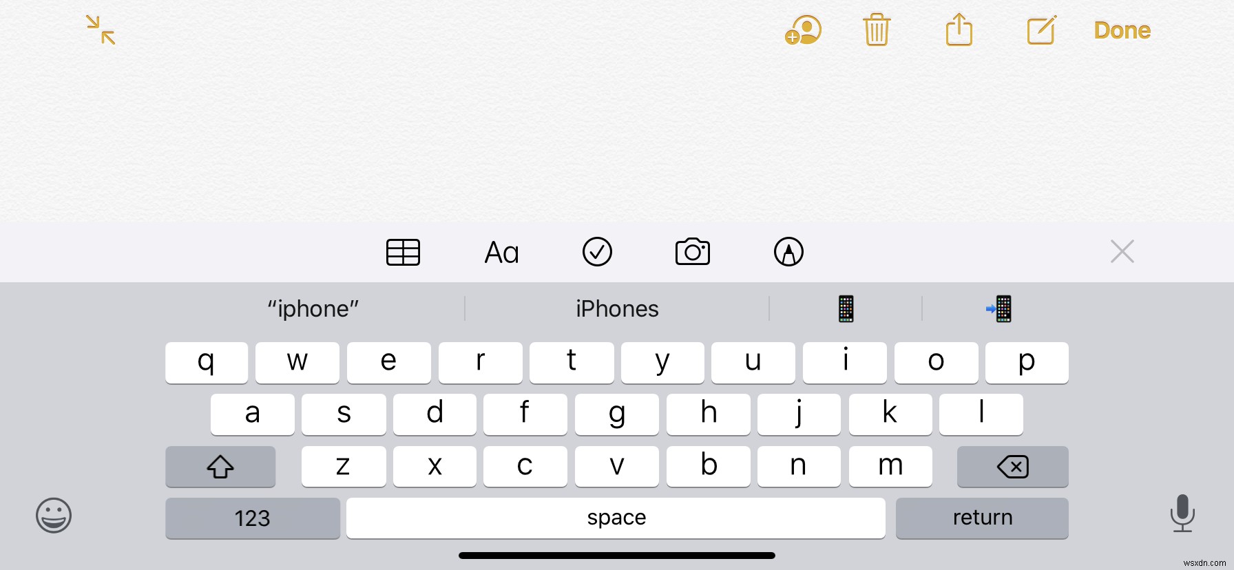 iPhone keyboard typing tips