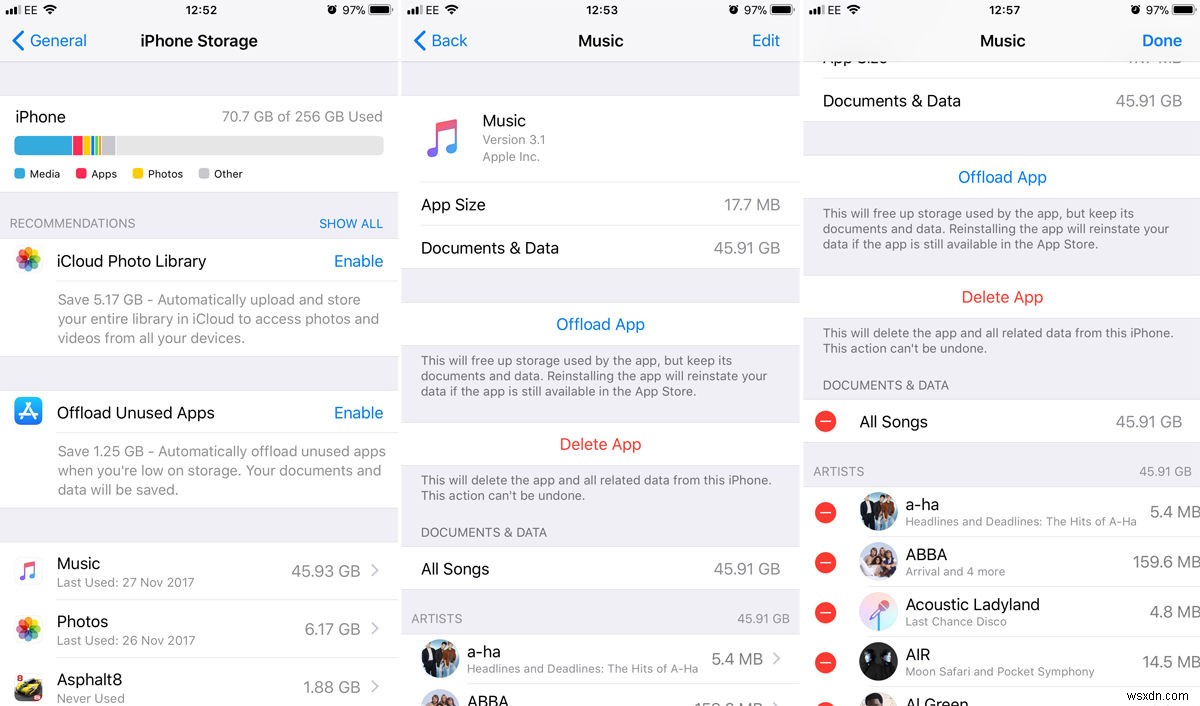 How to delete music from an iPhone