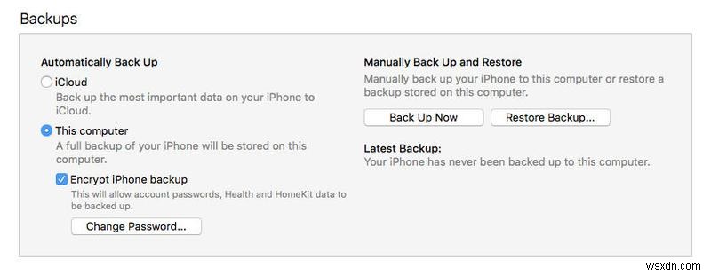 How to back up an iPhone or iPad