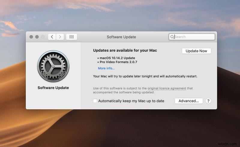 How to stop macOS update notification pop-ups