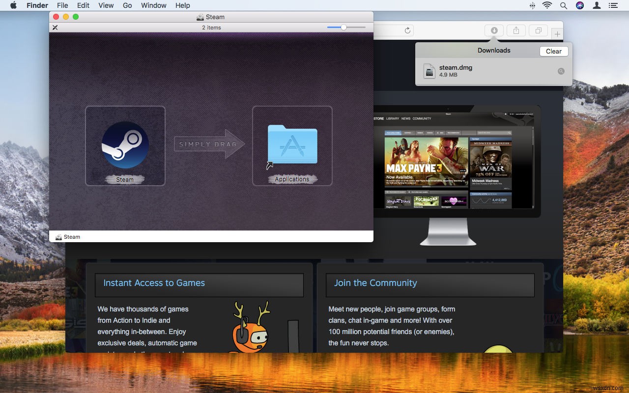 How to use Steam on Mac