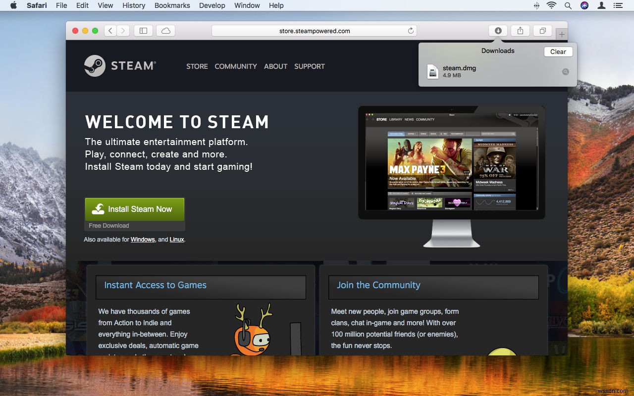 How to use Steam on Mac