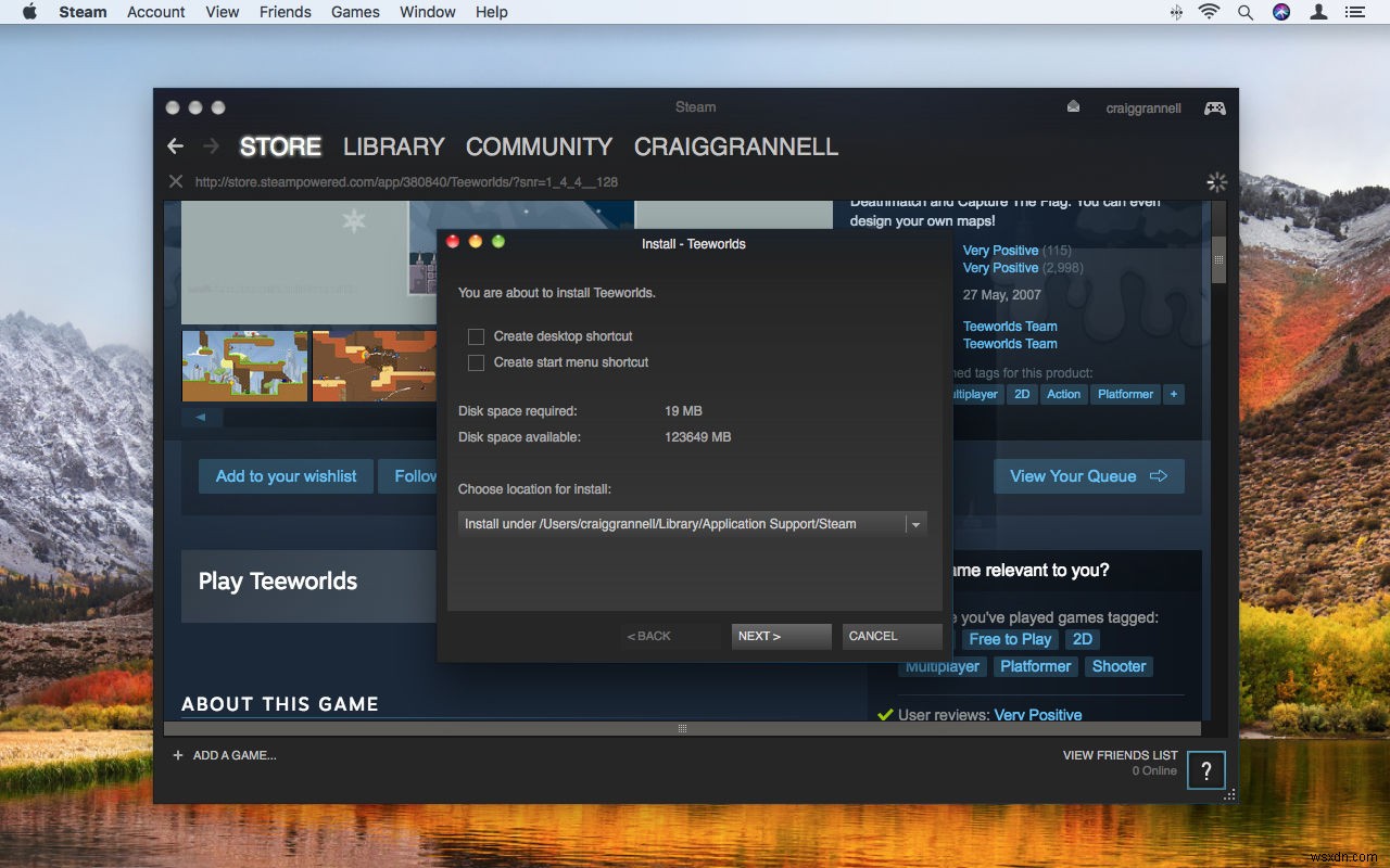 How to use Steam on Mac