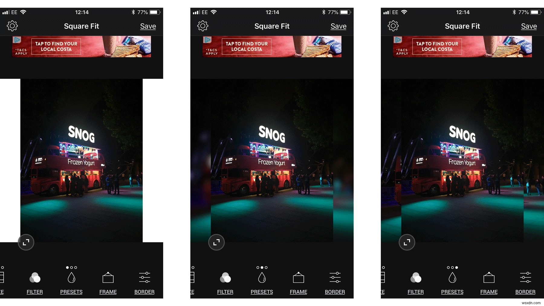 How to upload a full-size photo on iPhone to Instagram