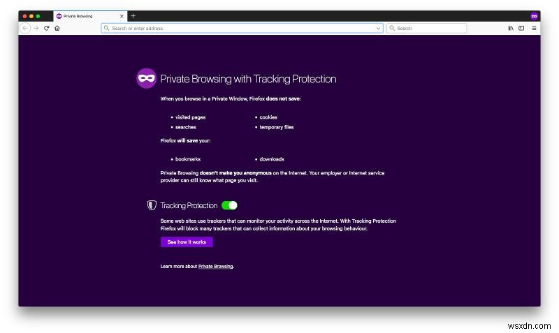 How to use private web browsing on Mac