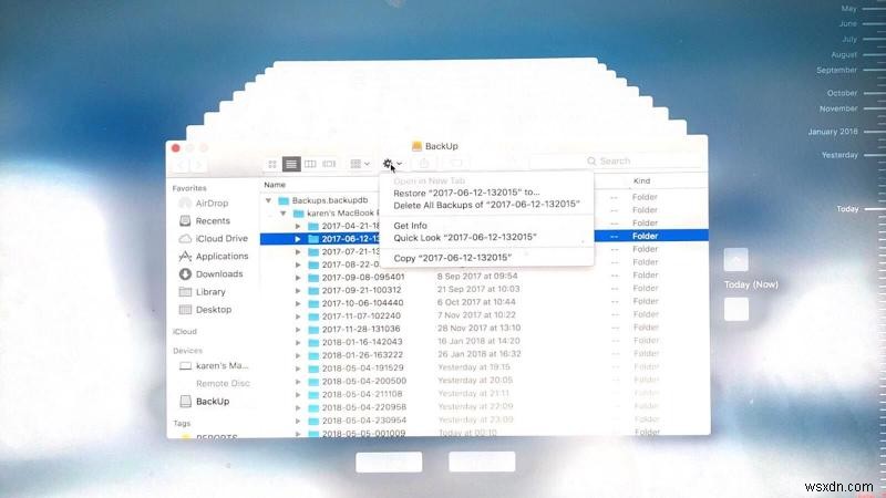 What to do when Time Machine backup is full