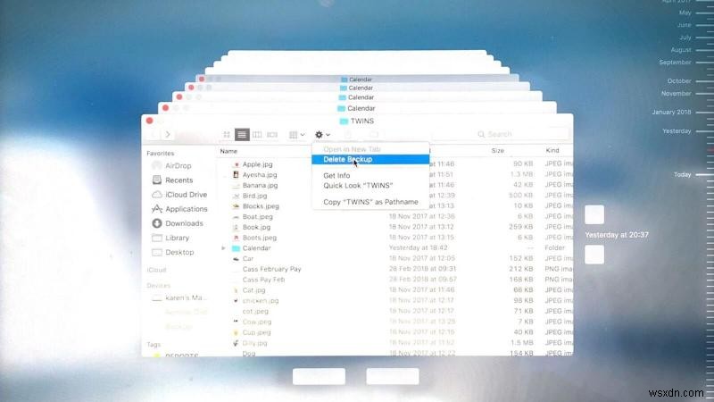 What to do when Time Machine backup is full