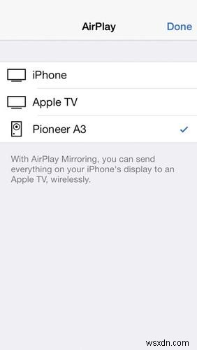 How to use AirPlay