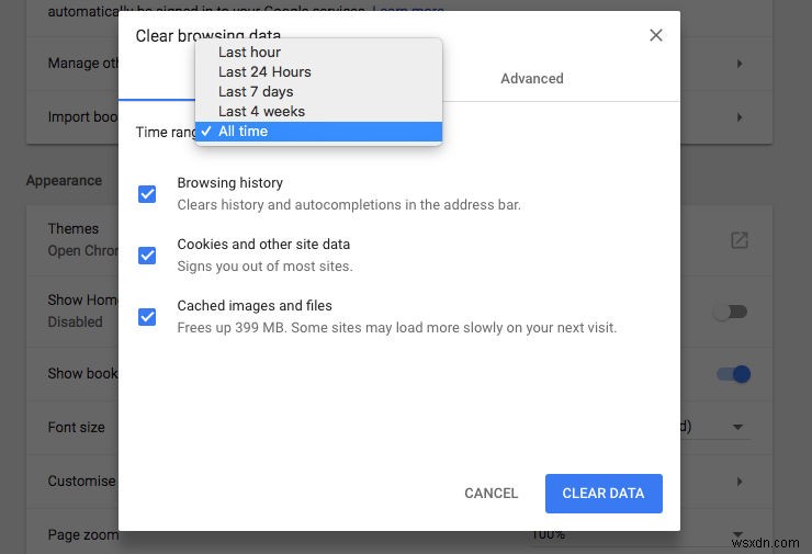 How to delete web browsing history on Mac
