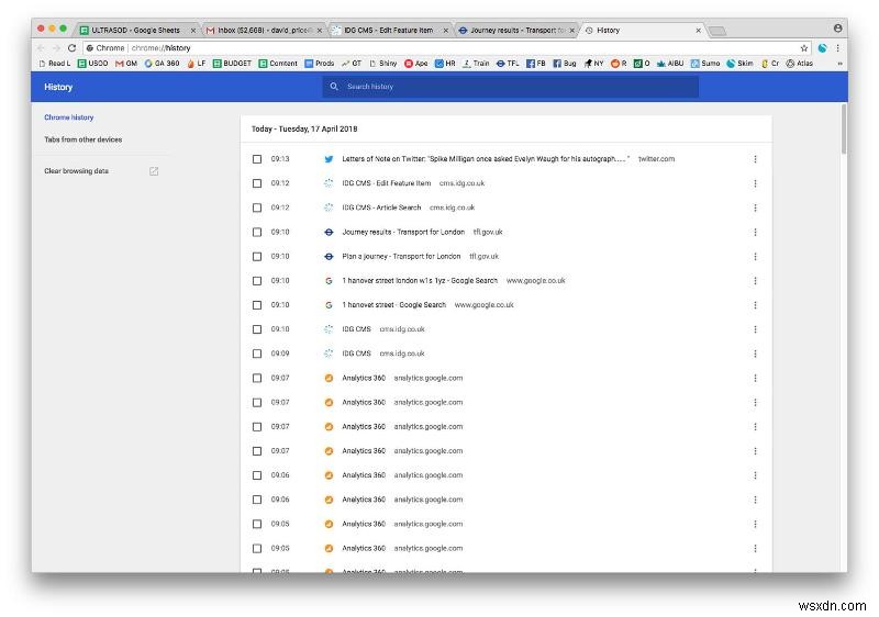 How to delete web browsing history on Mac