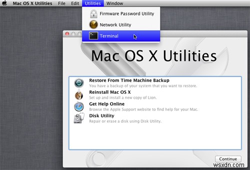 How to change the admin password on a Mac