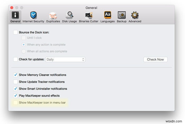 How to uninstall MacKeeper & stop System Scan is Recommended popup
